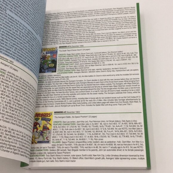 Marvel Avengers Official Index to Marvel Universe Softcover Book - Picture 4 of 6